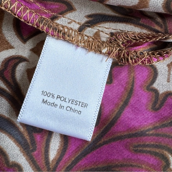 EVEREVE Tropical Floral Satin-Like Light Weight Robe - Size M/L - Picture 3 of 9